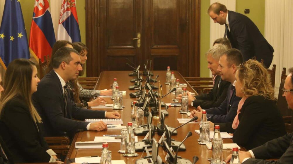 Orlić sa predsednikom Spoljnopolitičkog odbora parlamenta Slovačke o unapređenju saradnje i Kosovu 1