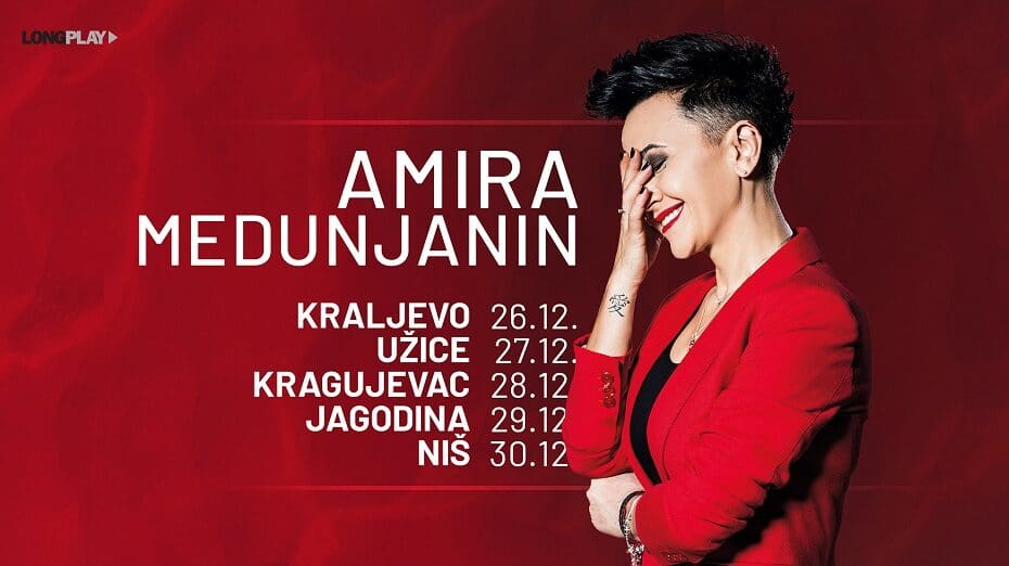 Pet koncerata Amire Medunjanin u Srbiji 1