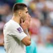 "Ostaje gorak ukus, moram da pogledam utakmicu...": Aleksandar Mitrović šokiran gubitkom vođstva 18