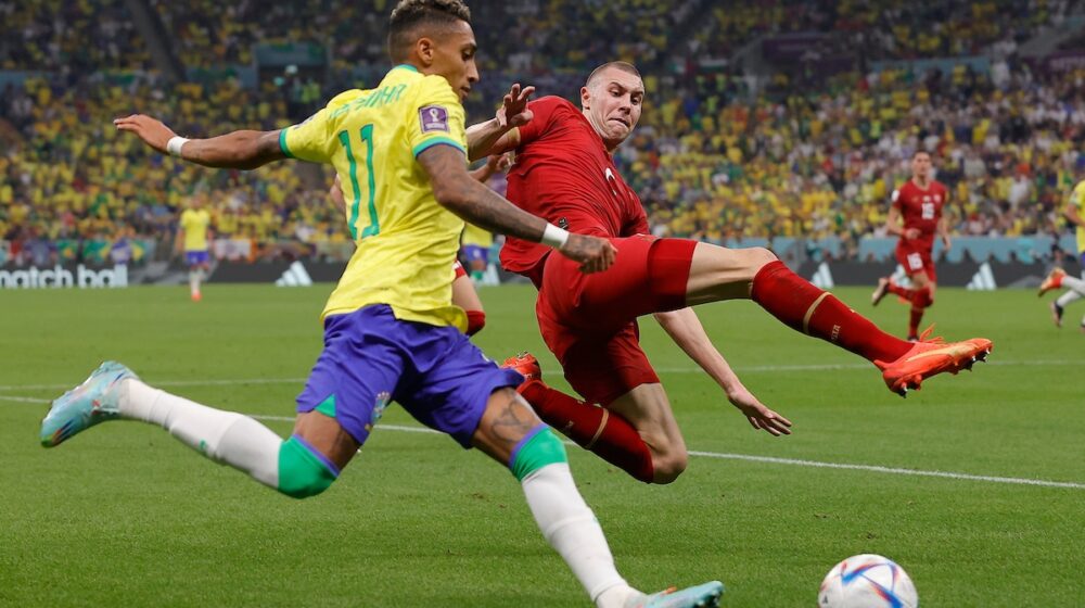 Brazil ipak prejak za Srbiju: Rišarlison enigma za "orlove", drugi gol dao makazicama 1