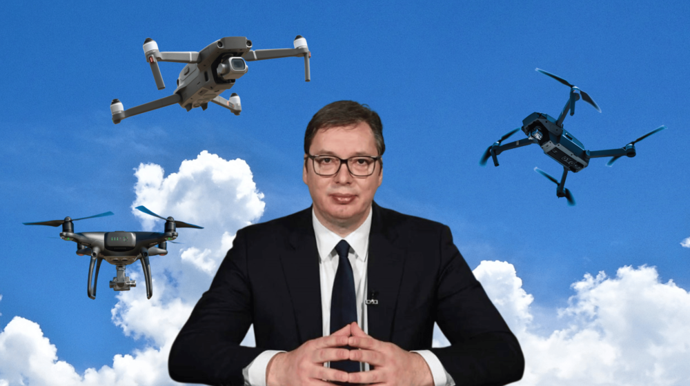 Kako je Vučić otvorio sezonu lova na dronove 1