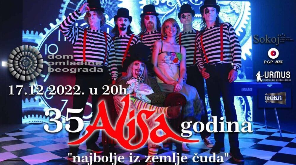 Koncert grupe Alisa „Najbolje iz zemlje čuda” u Domu omladine Beograda 1