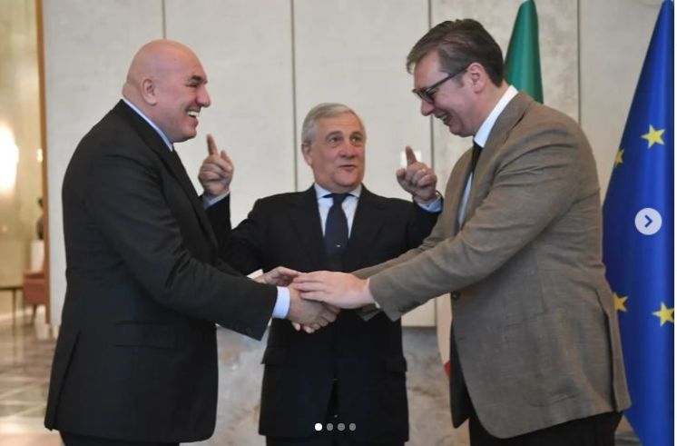 Vučić razgovarao sa italijanskim ministrima 1