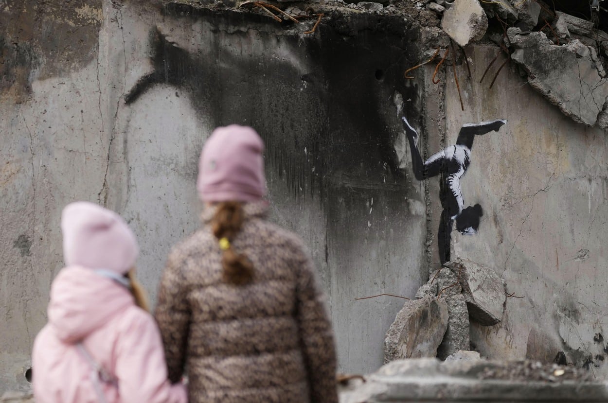 Benksi potvrdio: Grafiti u Ukrajini su njegovi 3