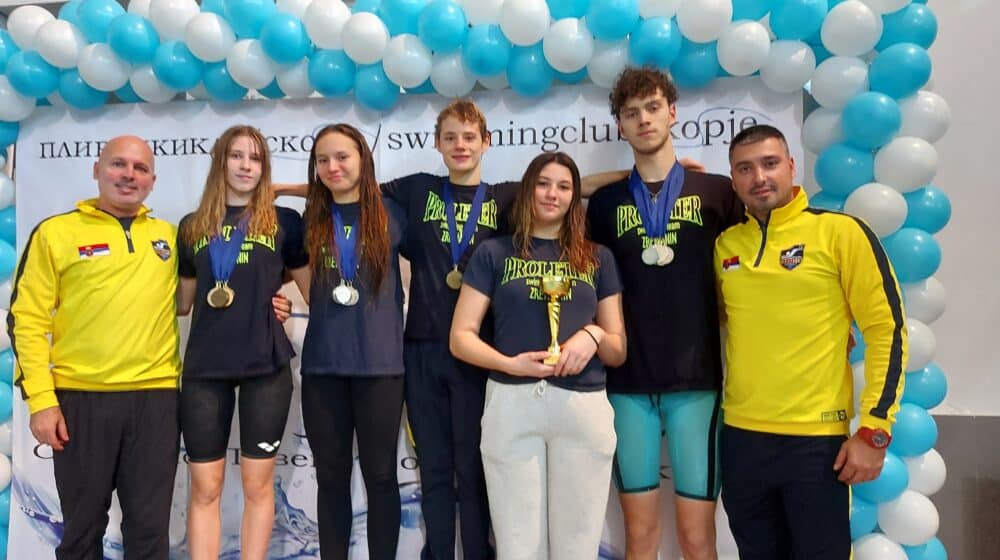 Zrenjaninka Lena Stoiljkovski u Skoplju proglašena za najbolju plivačicu 1