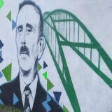 Osvanuo mural s likom učitelja Zarića u sklopu akcije "Mostaje" - Most ostaje Zemunskih zgubidana 1