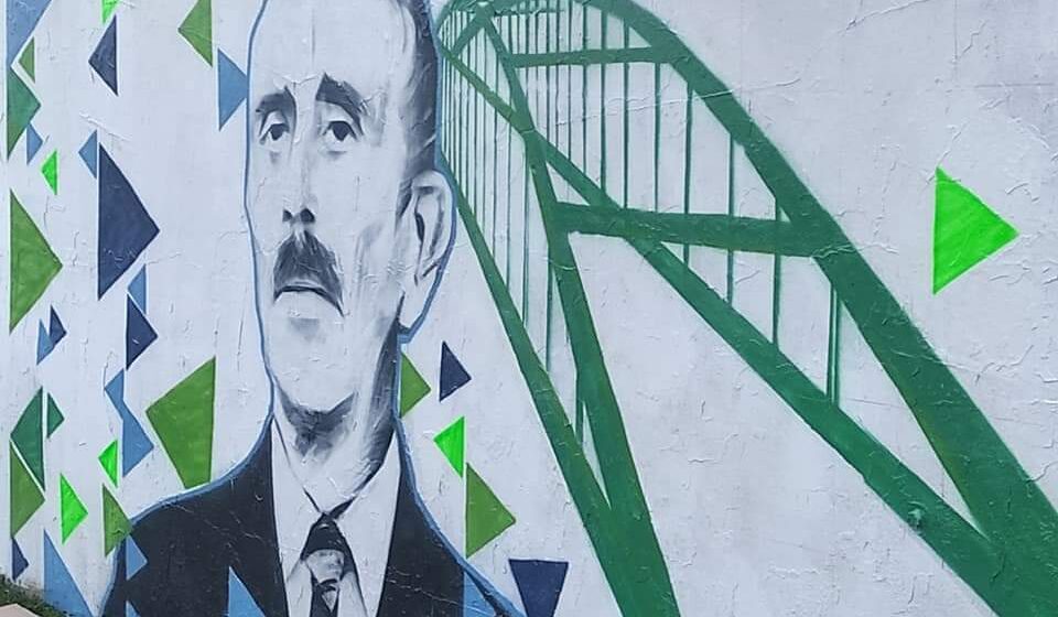 Osvanuo mural s likom učitelja Zarića u sklopu akcije "Mostaje" - Most ostaje Zemunskih zgubidana 14