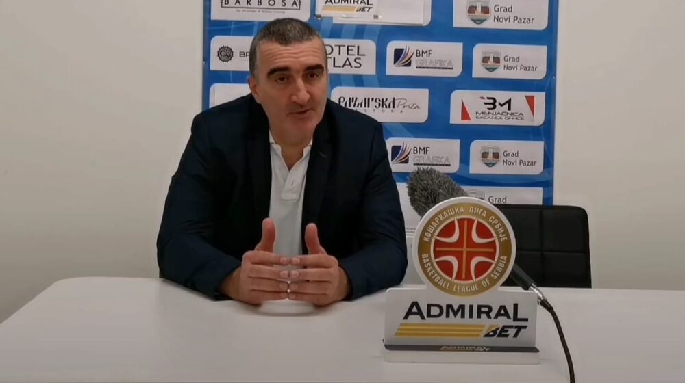 Košarkaški klub Novi Pazar raskinuo saradnju sa trenerom 1