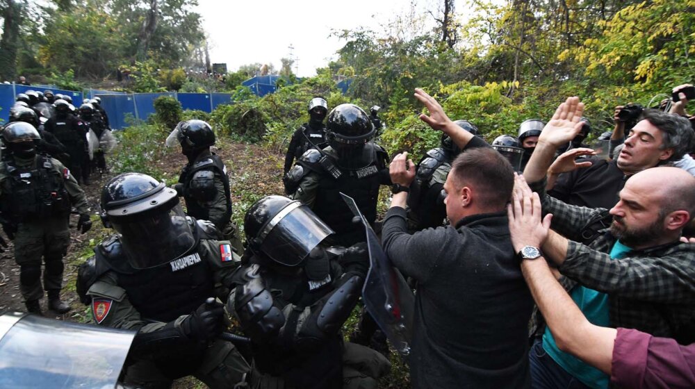 sodroš ekološki protest