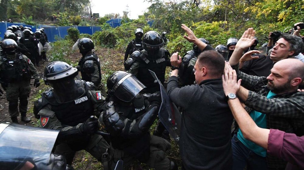 sodroš ekološki protest