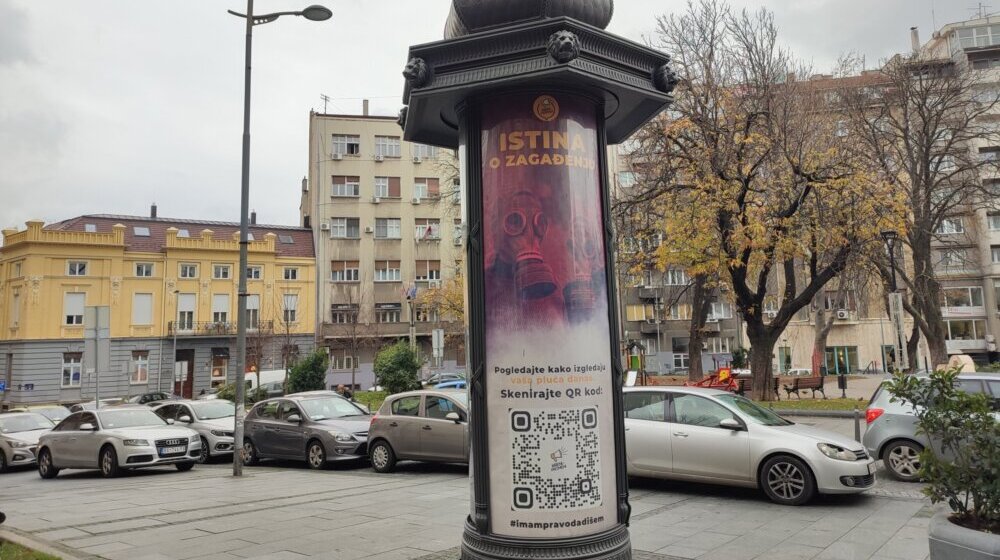 Kreni-promeni: Bilbordi sa QR kodom za merenje zagađenja postavljeni u Beogradu 1
