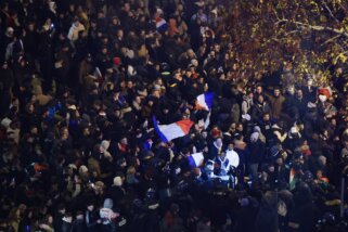 Slavlje u Parizu posle pobede Francuske (FOTO) 2