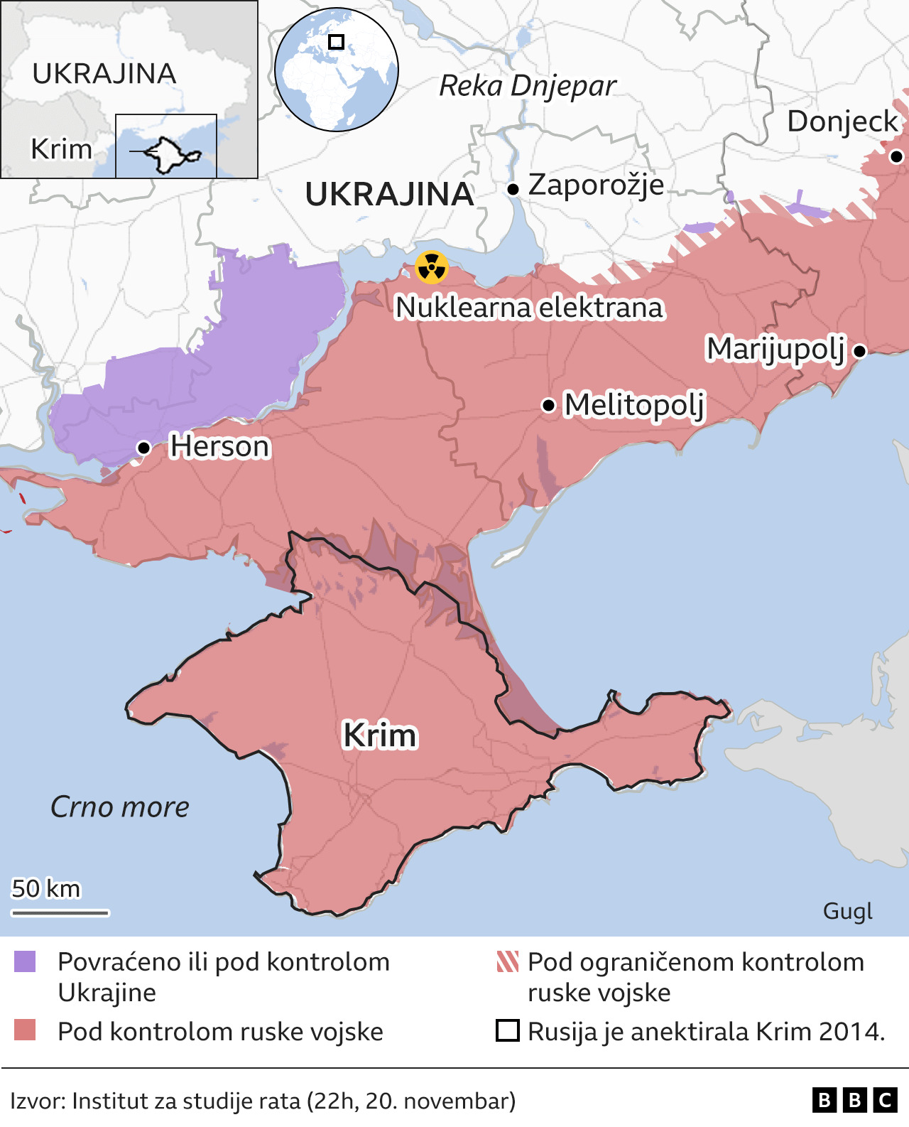 Rusija i Ukrajina: Najveći napad Ukrajinaca na Donjeck od 2014, Amerika planira da pošalje Kijevu raketne sisteme 3 mapa
