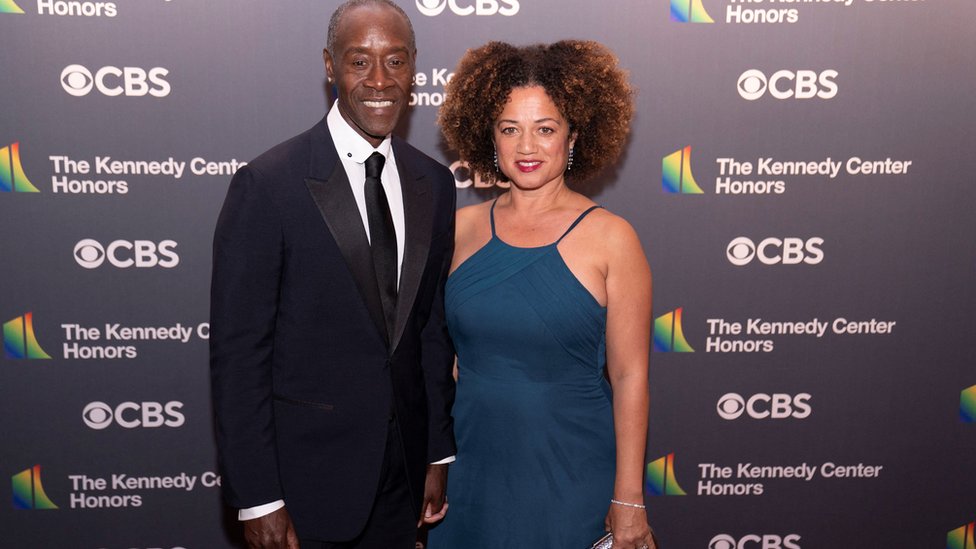 Don Cheadle and his wife Bridgid Coulter
