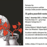 Velikani glume i „Ludusova“ izložba: Udruženje dramskih umetnika Srbije slavi 30 godina izlaženja pozorišnih novina 13