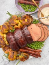 308702907_3283662695296665_665733205425657307_n Svečana veganska glazirana šunka (posno) 6