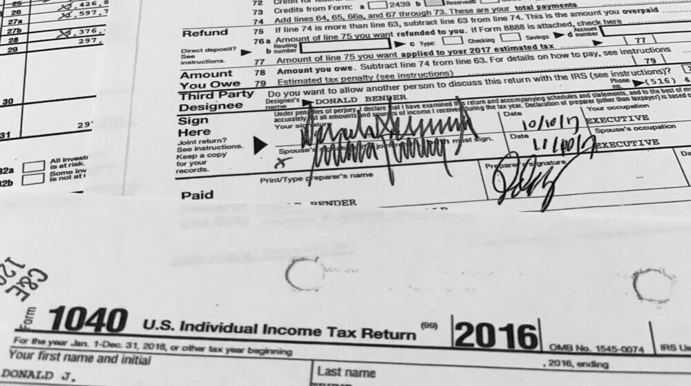 Objavljeni poreski izveštaji Donalda Trampa 1