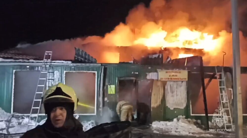 Novi bilans: Dvadeset dvoje poginulo u požaru u domu za stare u Rusiji 1
