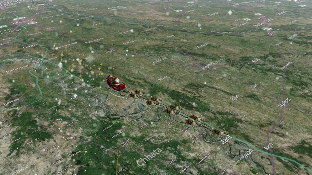 Sajt za praćenje Deda Mraza: Kada će doći do vas? 1