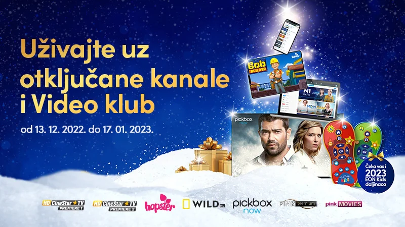SBB i ove godine za praznike otključava sve kanale, Video klub i HBO 1