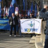 Protest zaposlenih u javnom sektoru ispred Vlade Srbije 12