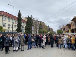 “Ugroženi su nam život i zdravlje": Protest prosvetnih radnika u Kragujevcu 7