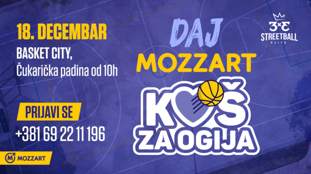 Koš za Ogija: Mozzart organizuje veliki humanitarni basket turnir za lečenje Ognjena Kapate 1