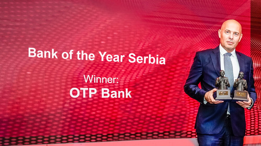 OTP banka dobitnik je nagrade za najbolju banku u Srbiji prestižnog magazina "The Banker" 1