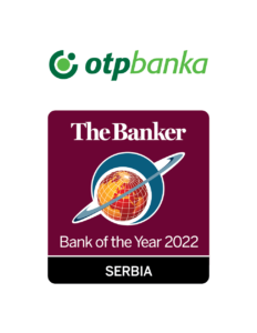 OTP banka dobitnik je nagrade za najbolju banku u Srbiji prestižnog magazina "The Banker" 2