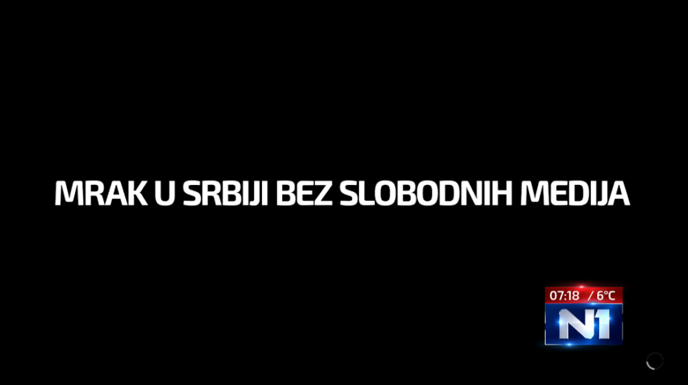 Televizije N1 i Nova S prekinule emitovanje programa u Srbiji 1