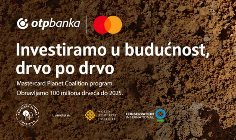 OTP banka u velikoj globalnoj akciji pošumljavanja: Otvaranjem računa pomažete planeti da diše 1