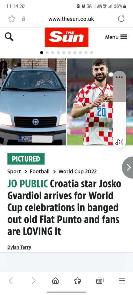 Gvardiol vredi 100 miliona evra, a vozi se u starom "Fijat puntu" (FOTO) 2