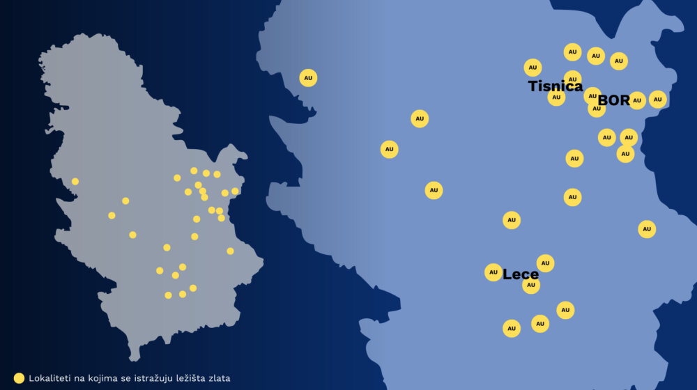 Gde sve postoje nalazišta zlata u Srbiji? 1