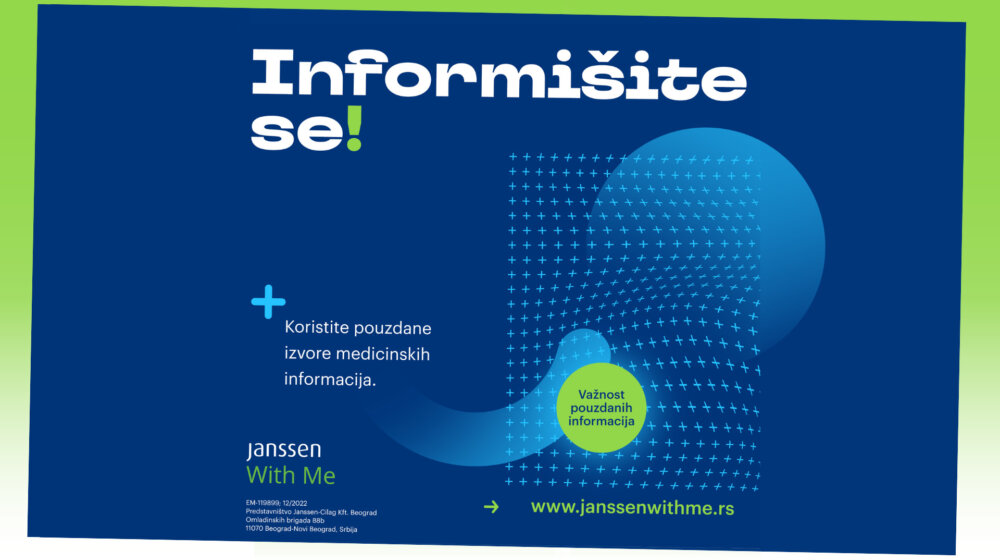 Nova online platforma JanssenWithMe: Pouzdan izvor informacija za pacijente i njihove porodice 1