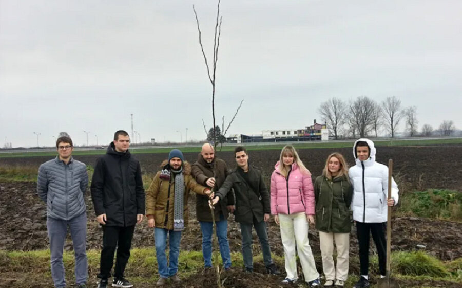 Mladi se priključili akciji ozelenjavanja Sremske Mitrovice 1