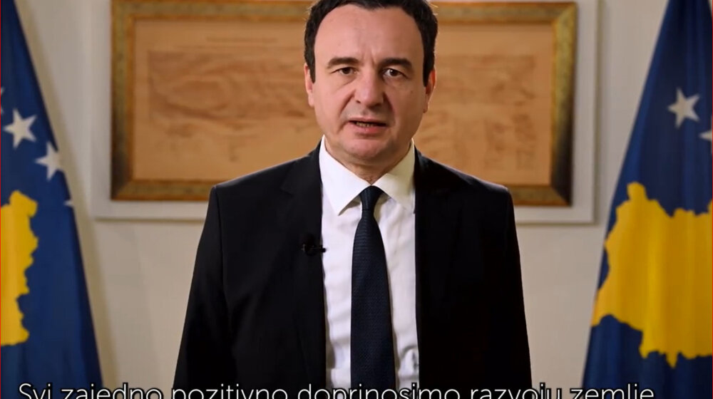Kosovski premijer obratio se ponovo na srpskom jeziku: Ni reči o trenutnoj situaciji na severu Kosova 1