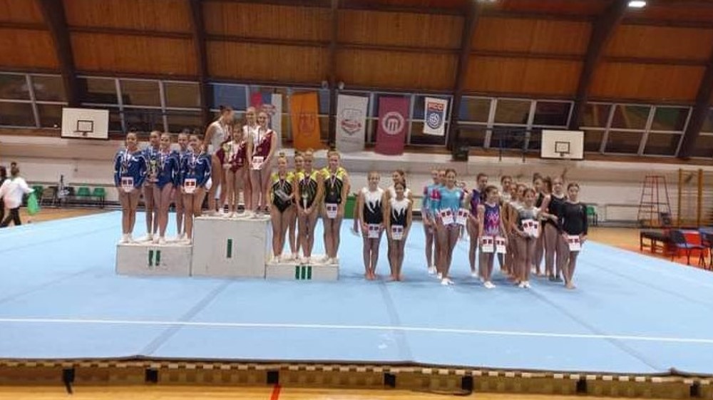 Gimnastičarke Zaječara osvojile sedmo mesto na Apsolutnom prvenstvu Srbije u Kostolcu 14