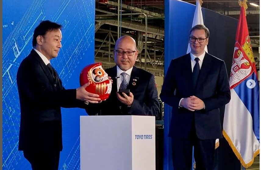 "Najponosniji predsednik na svetu": Šta je Vučić rekao na otvaranju fabrike guma? 1