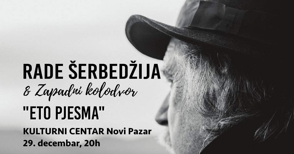 Prednovogodišnji koncert Šerbedžije u Novom Pazaru 1
