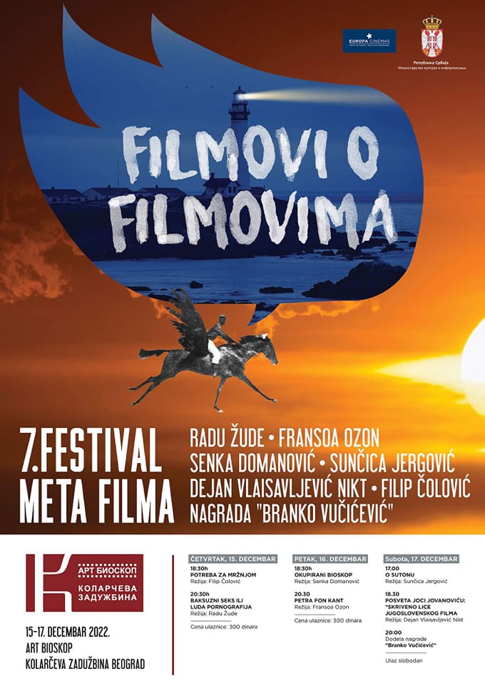 Sedmi Festival meta filma u Art bioskopu Kolarac 2