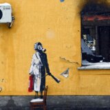 Pokušaj krađe Benksijevog murala u Ukrajini 4