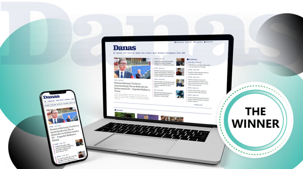 Portal Danasa proglašen za najbolji informativni portal u regionu 1