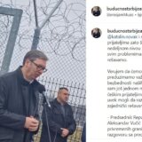 Kako je izgledao Vučićev obilazak privremenih graničnih barijera (VIDEO) 4