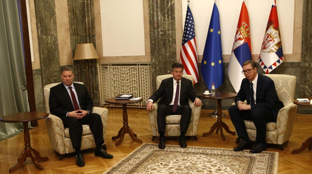 ALEKSANDAR VUČIĆ - MIROSLAV LAJČAK - GABRIJEL ESKOBAR