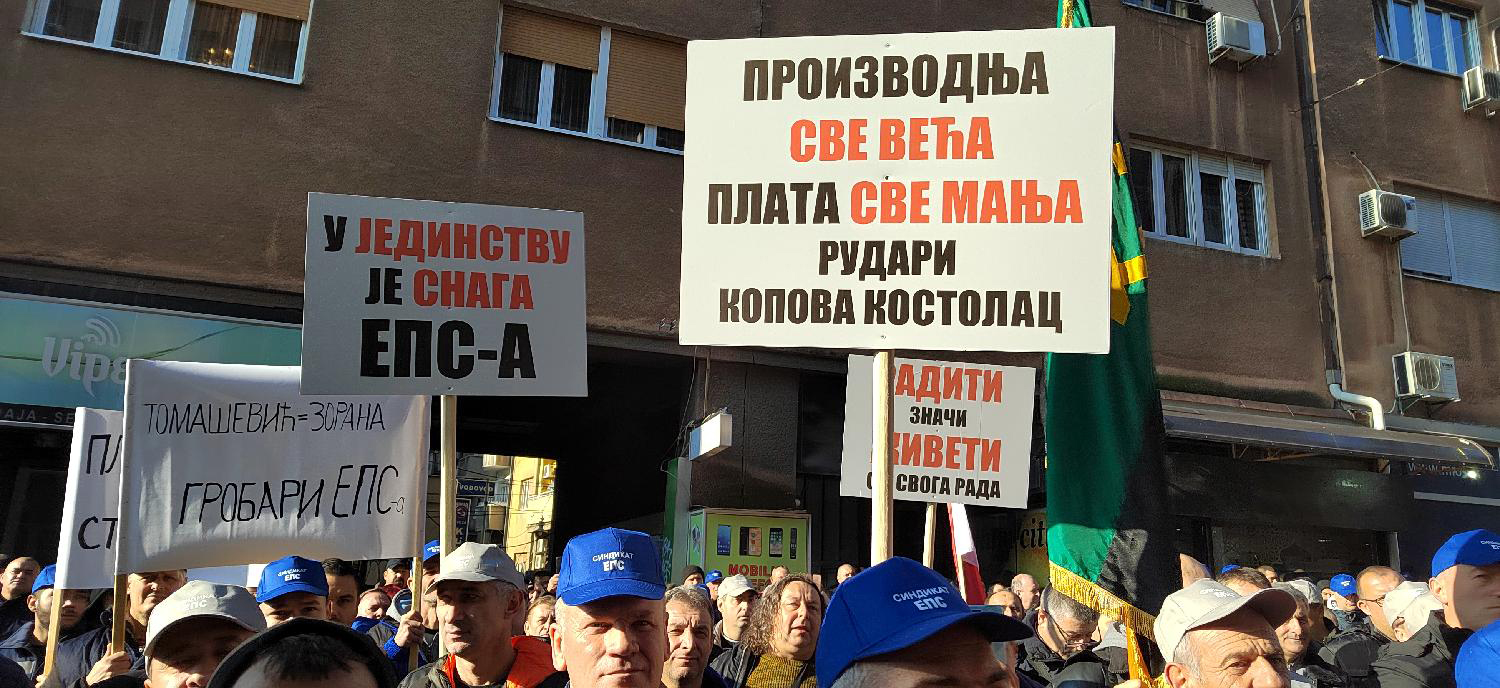 Sindikat radnika Elektroprivrede Srbije Prete generalnim štrajkom: Sindikat radnika EPS-a traži novi kolektivni ugovor do 7. februara 2