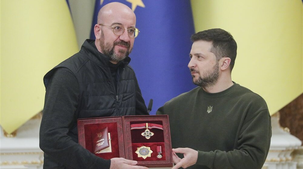 Predsednik Evropskog saveta posetio Kijev, Zelenski mu dodelio orden prve klase 1