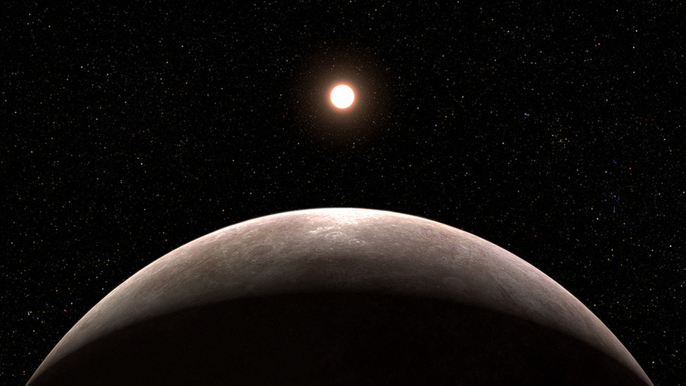 An artist's impression of exoplanet LHS 475 b