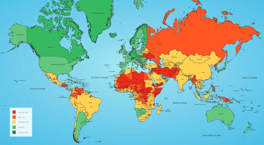 Ovo su rizične zemlje za putovanje u 2023. godini 2