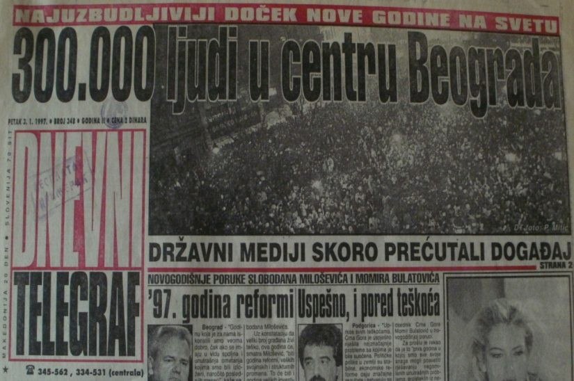"Beograd se vraća na mape sveta": Balašević je to izgovorio pred pola miliona ljudi na dočeku srpske Nove u Beogradu 1997. i sve je stalo 3