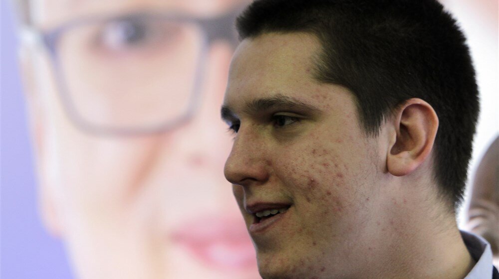 Gligorijević: Muka mi je od narativa da je Danilo Vučić "mali Danilo", a ne osoba od 24 godine 1